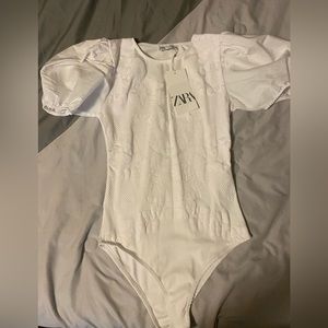Zara balloon sleeve bodysuit